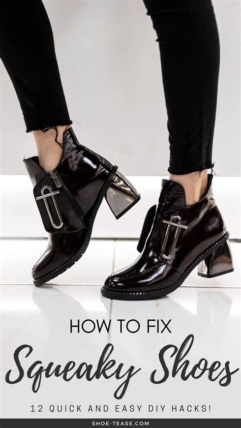 how to fix a squeaky shoe.